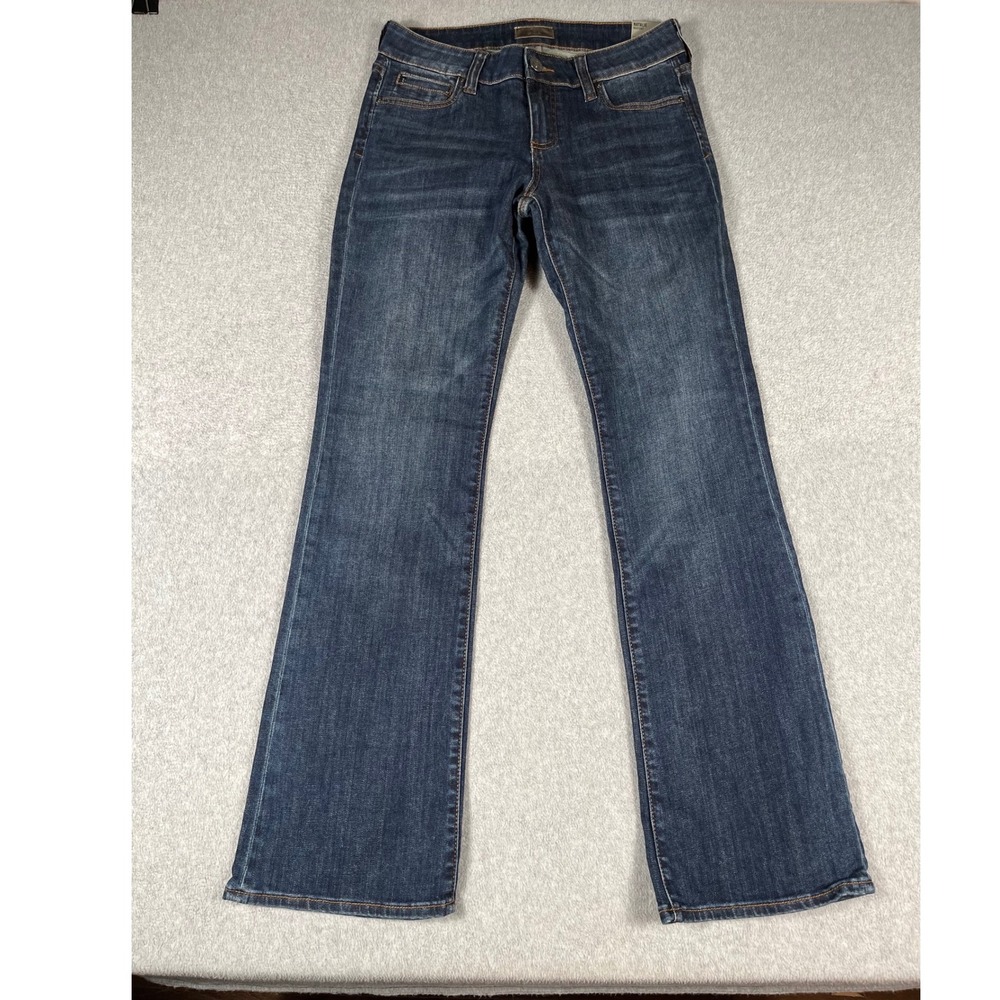 Kut from the Kloth Natalie Bootcut Jeans Dark Wash Denim Womens 6 NEW